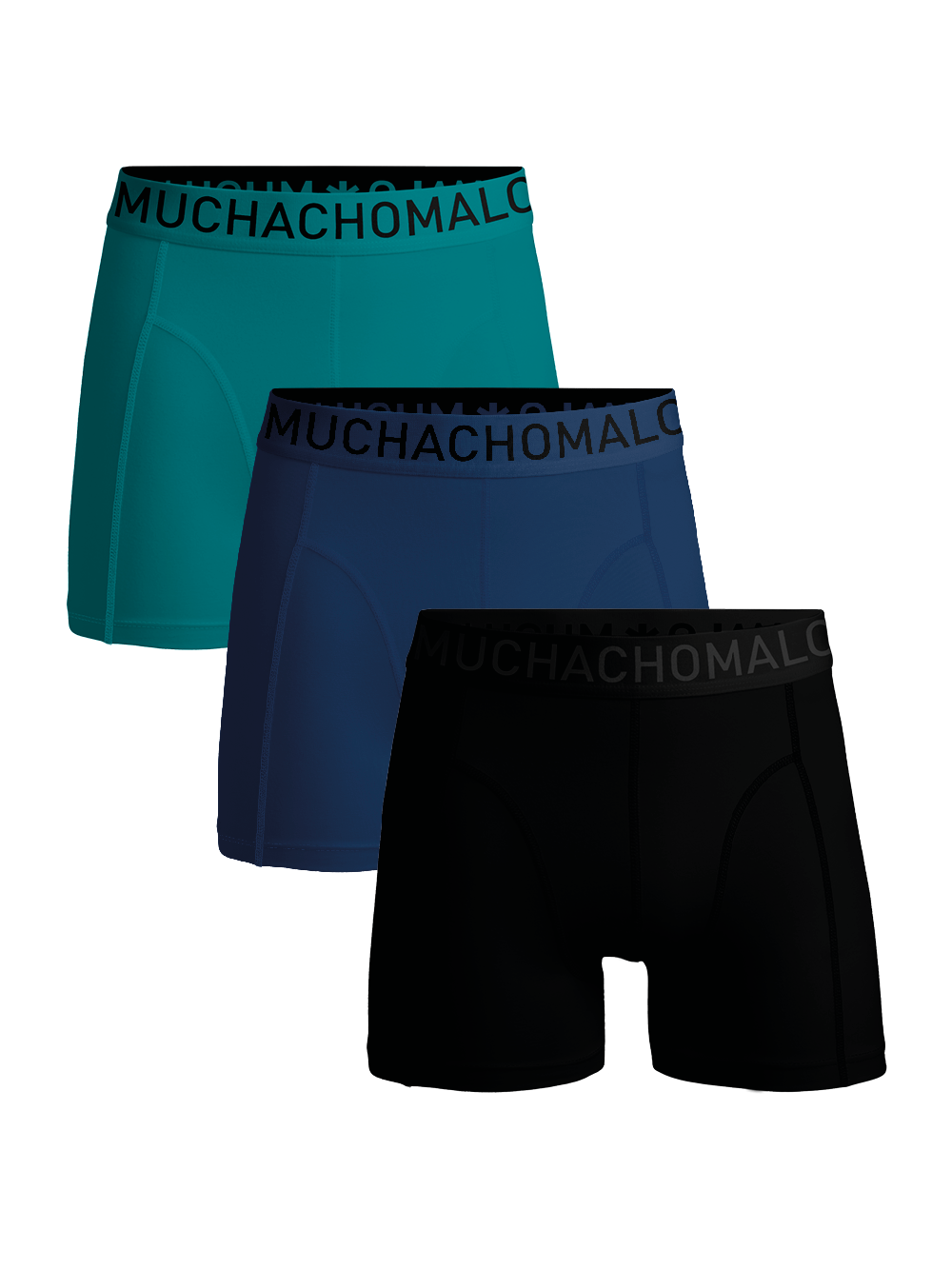 Muchachomalo Heren Boxershorts Microfiber 3-pack Multicolor