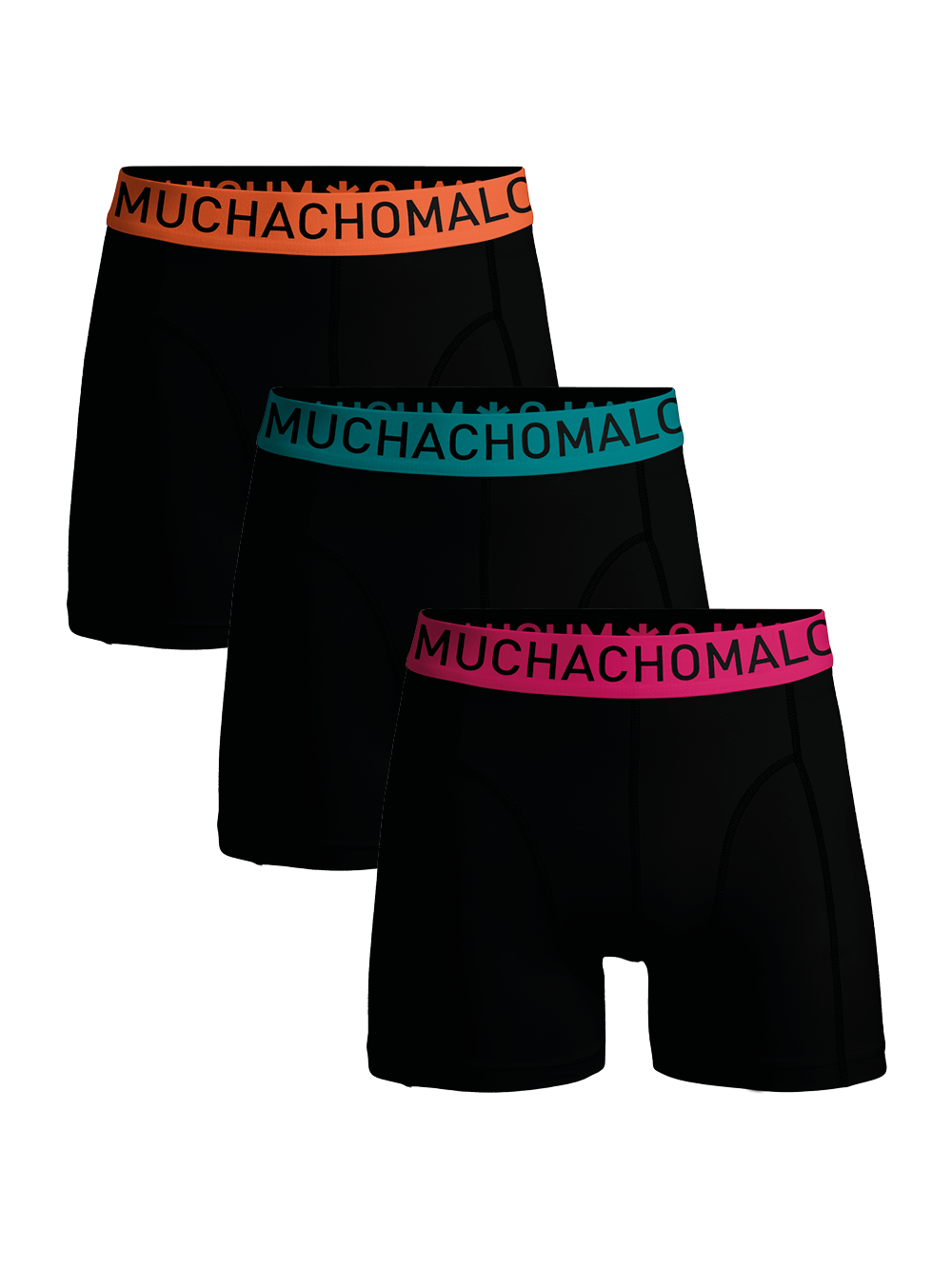 Muchachomalo Heren Boxershorts Microfiber 3-pack Multicolor