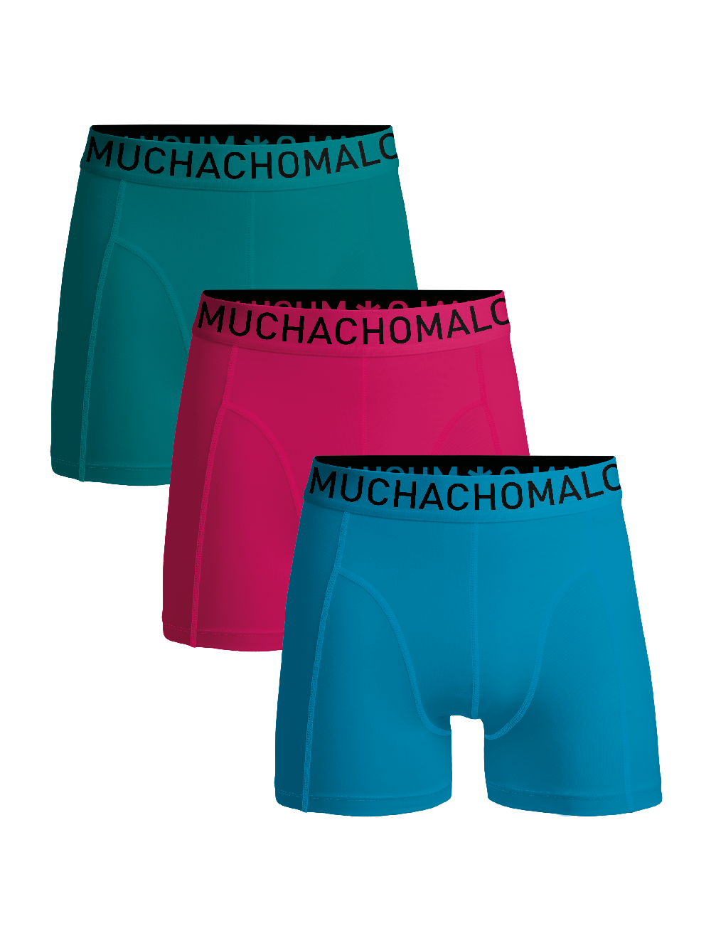 Muchachomalo Heren Boxershorts Microfiber 3-pack Multicolor