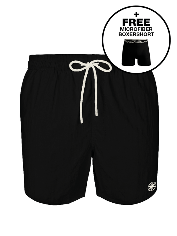 Muchachomalo Heren Zwembroek Black