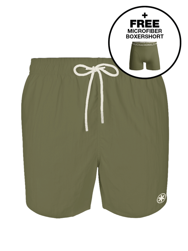 Muchachomalo Jongens Zwembroek Olive Green