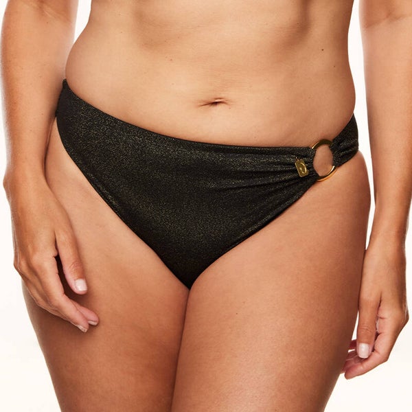 Annadiva Bikini Slip Sparkling Black