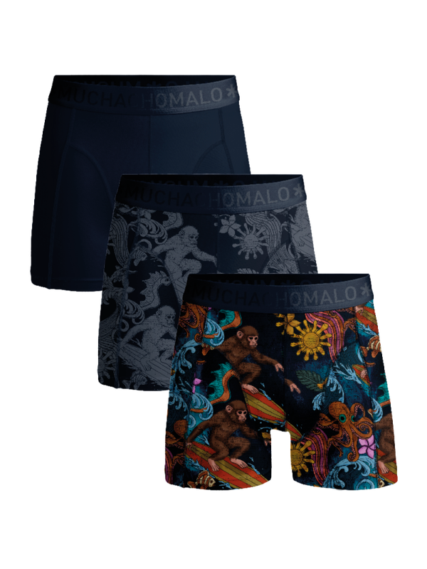 Muchachomalo Jongens Boxershorts 3-pack Surfmonkey