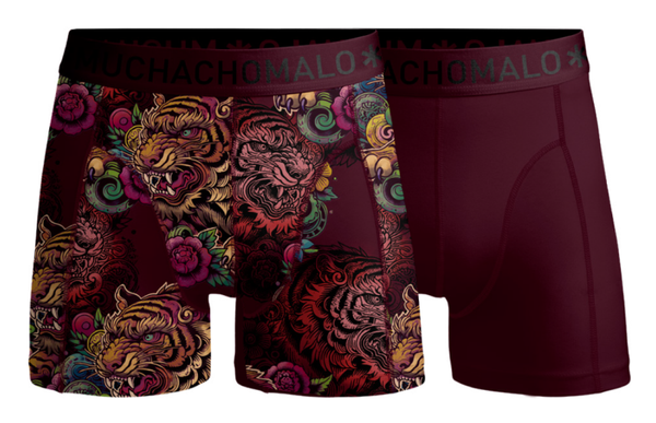 Muchachomalo Heren Boxershorts Modal Katoen 2-pack Tiger
