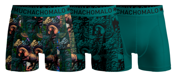 Muchachomalo Jongens Boxershorts 3-pack Totemhorse