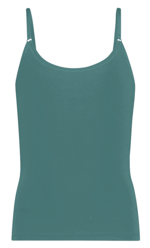 Chicamala Meisjes Spaghetti Shirt Green