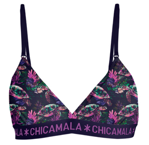 Chicamala Meisjes Triangel Top Turtle
