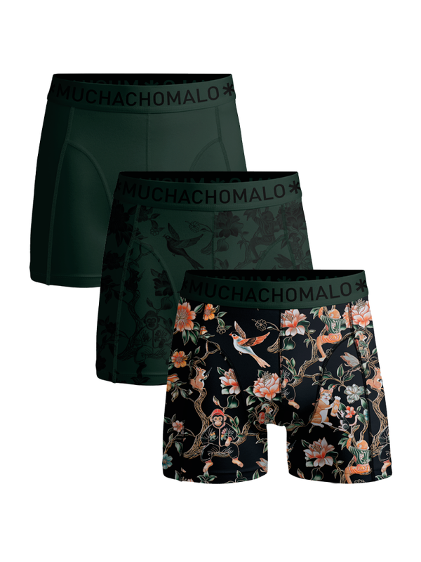 Muchachomalo Heren Boxershorts 3-pack Treefriends