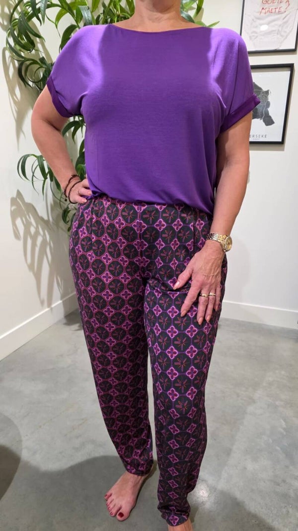 Mey Dames Pyjama 'Geometric Fade'