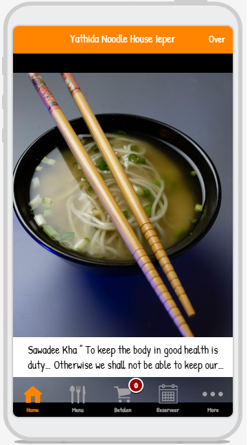 Mobiele app Android + Apple 99 €/maand