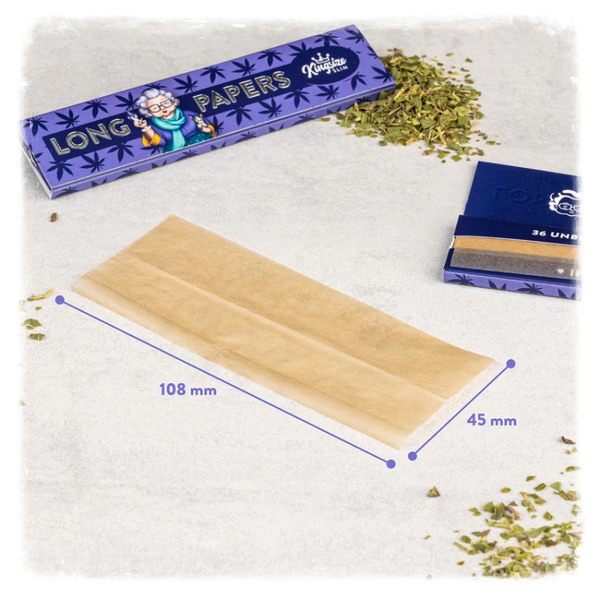 Granny's 6x Slim Long Papers 108x45 mm – in Lila