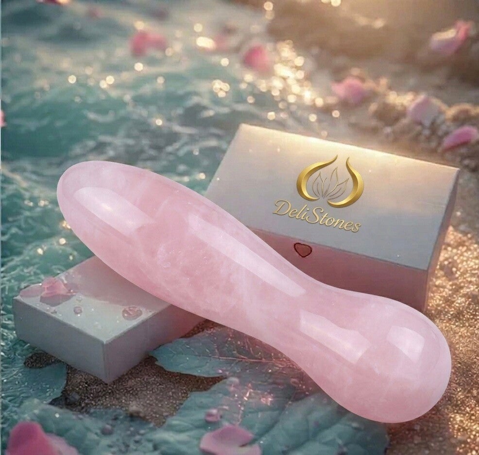 Extra large wand - rose quartz