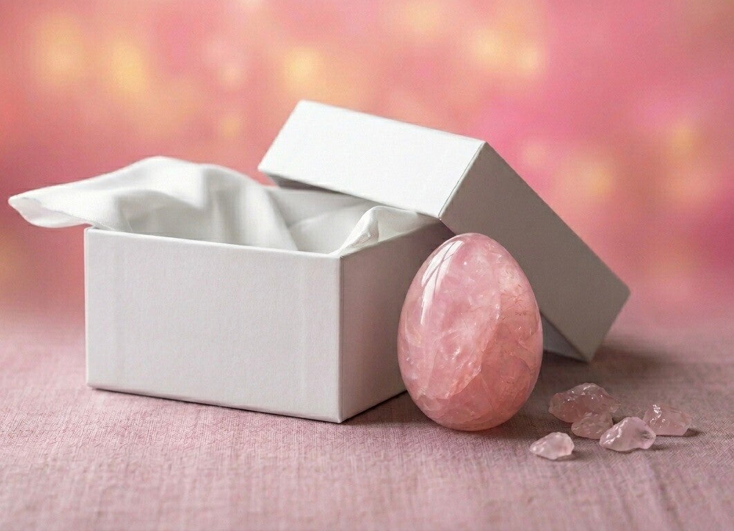 Yoni egg -  Rose Quartz