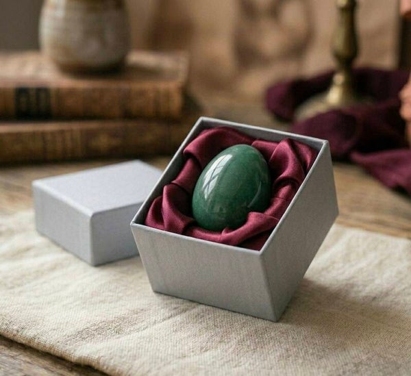 Yoni egg - green avventurine