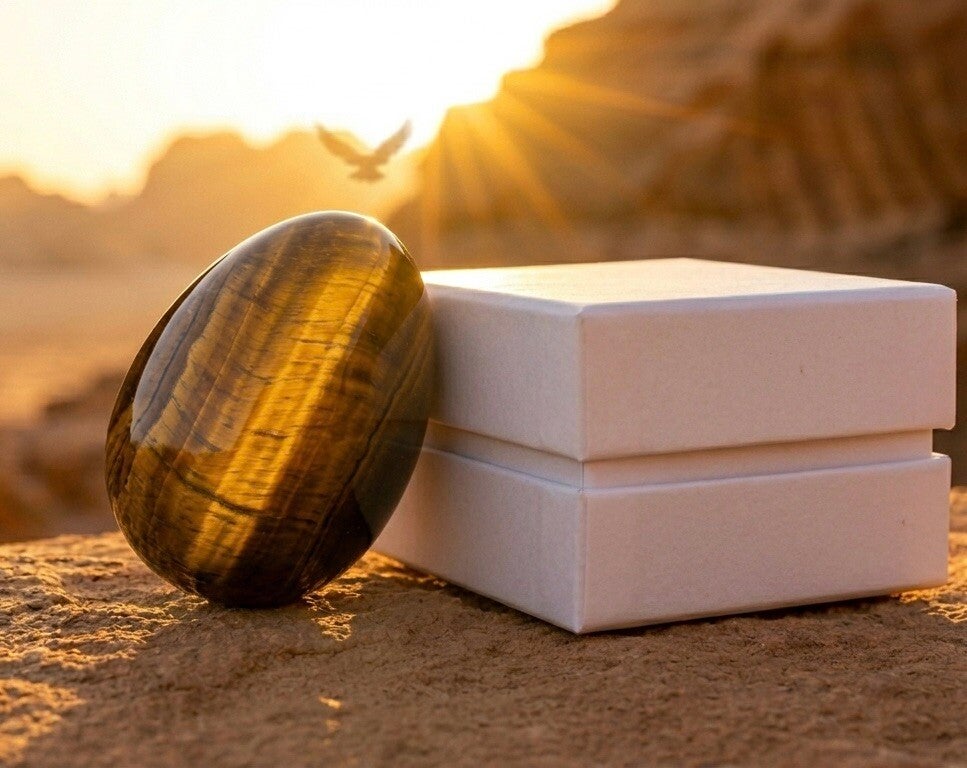 Yoni egg - Tiger's Eye