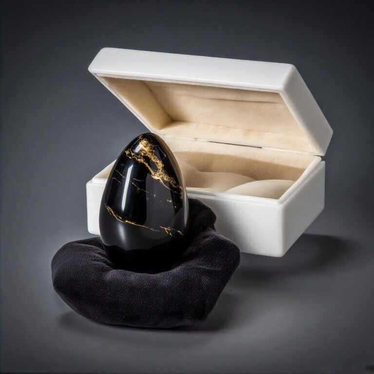 Yoni egg - Golden Obsidian