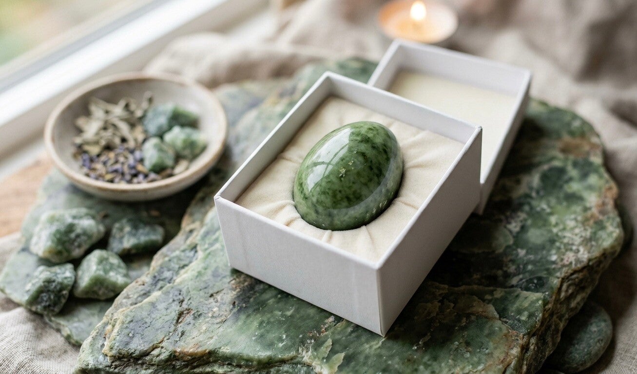Yoni egg - Green Quartzite