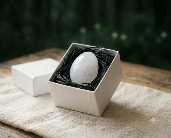 Yoni egg - Rock Quartz