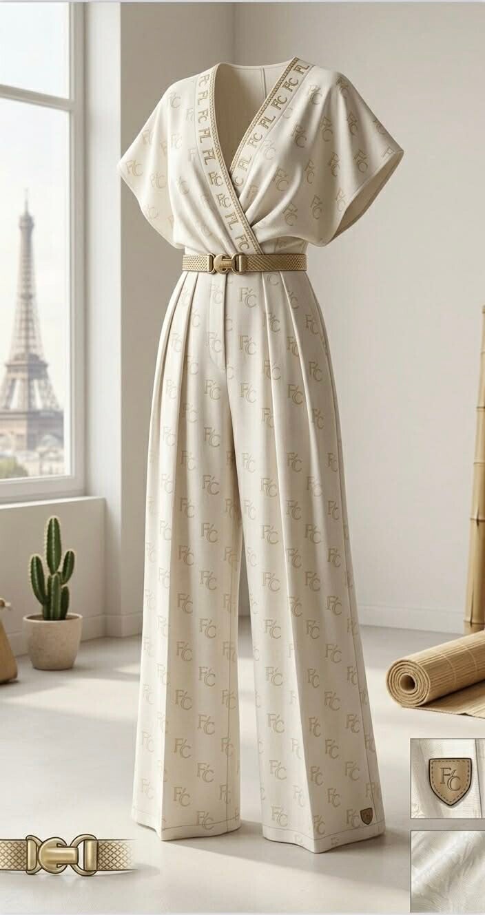 Ensemble Jumpsuit Croisé