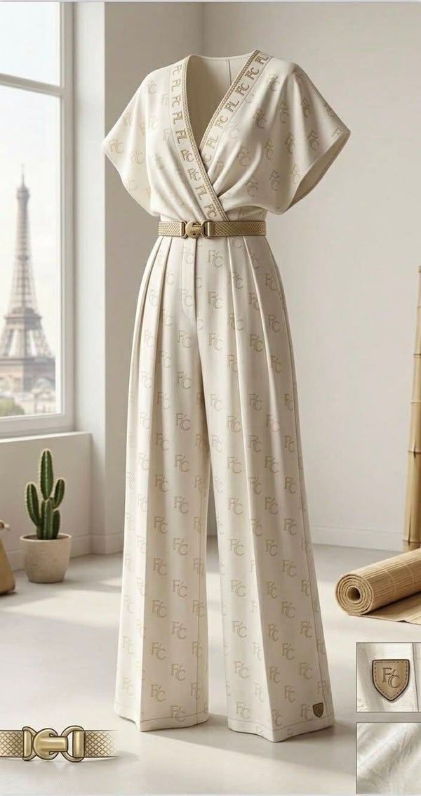 Ensemble Jumpsuit Croisé