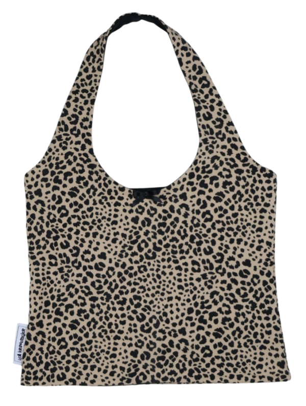 Leopard print halter top - size M