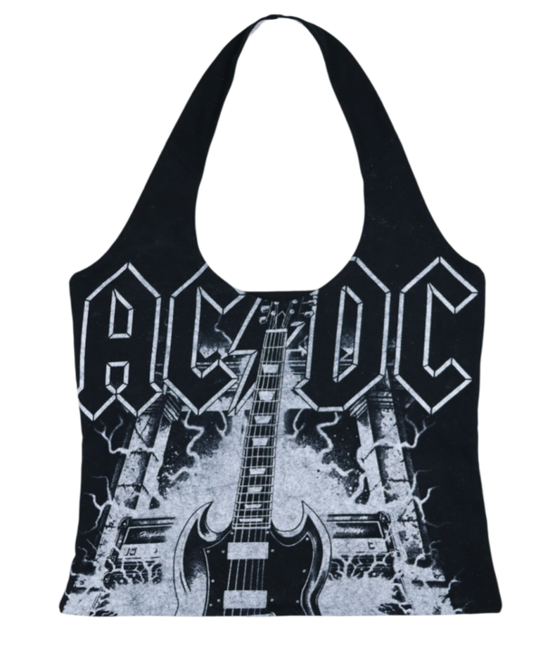AC/DC graphic halter top - size S