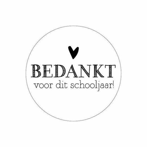 Kadosticker Bedankt Voor Dit Schooljaar - 5 stuks