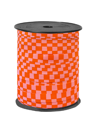 Krullint Grit Roze / Oranje - 5 meter