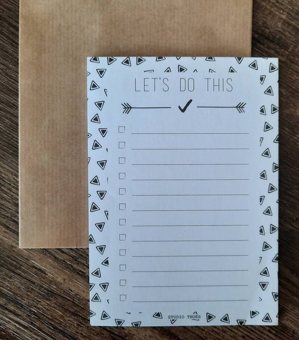 Notitieblok 'Let's Do This'