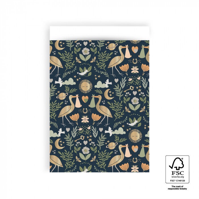 Kadozakje Baby Joy Gold 17 x 25 cm - L - 5 stuks