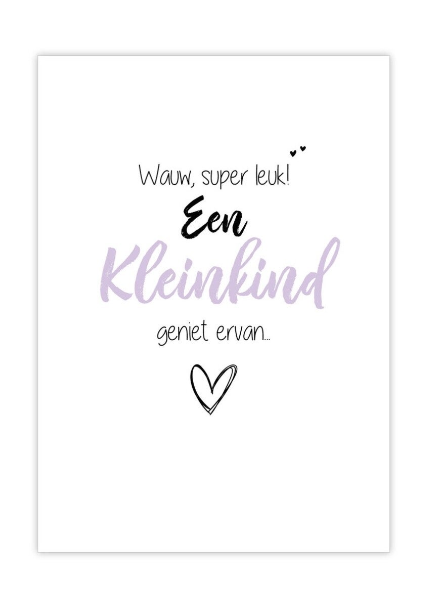 Postkaart - Een Kleinkind