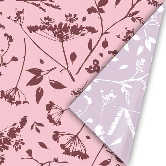 Kadopapier Fall Pink/Lila