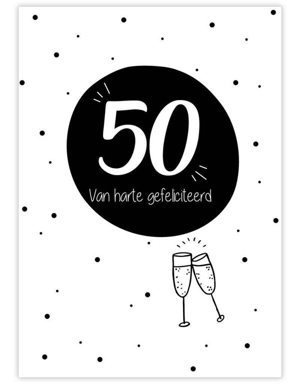 Postkaart - 50 Jaar