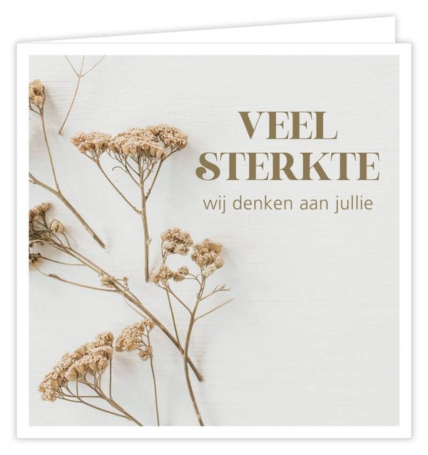 Wenskaart - Pampas Veel Sterkte