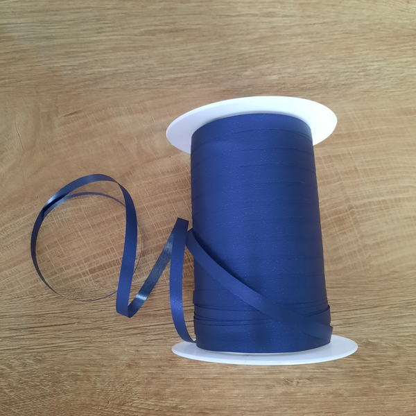 Krullint (Metallic) Mat Donker Blauw - 5 meter