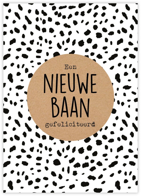 Enkele Wenskaart - Nieuwe Baan