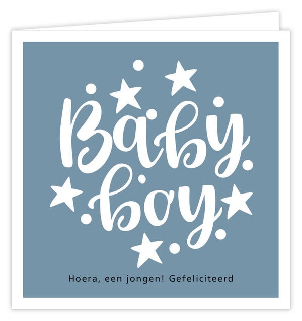 Wenskaart - Baby Boy
