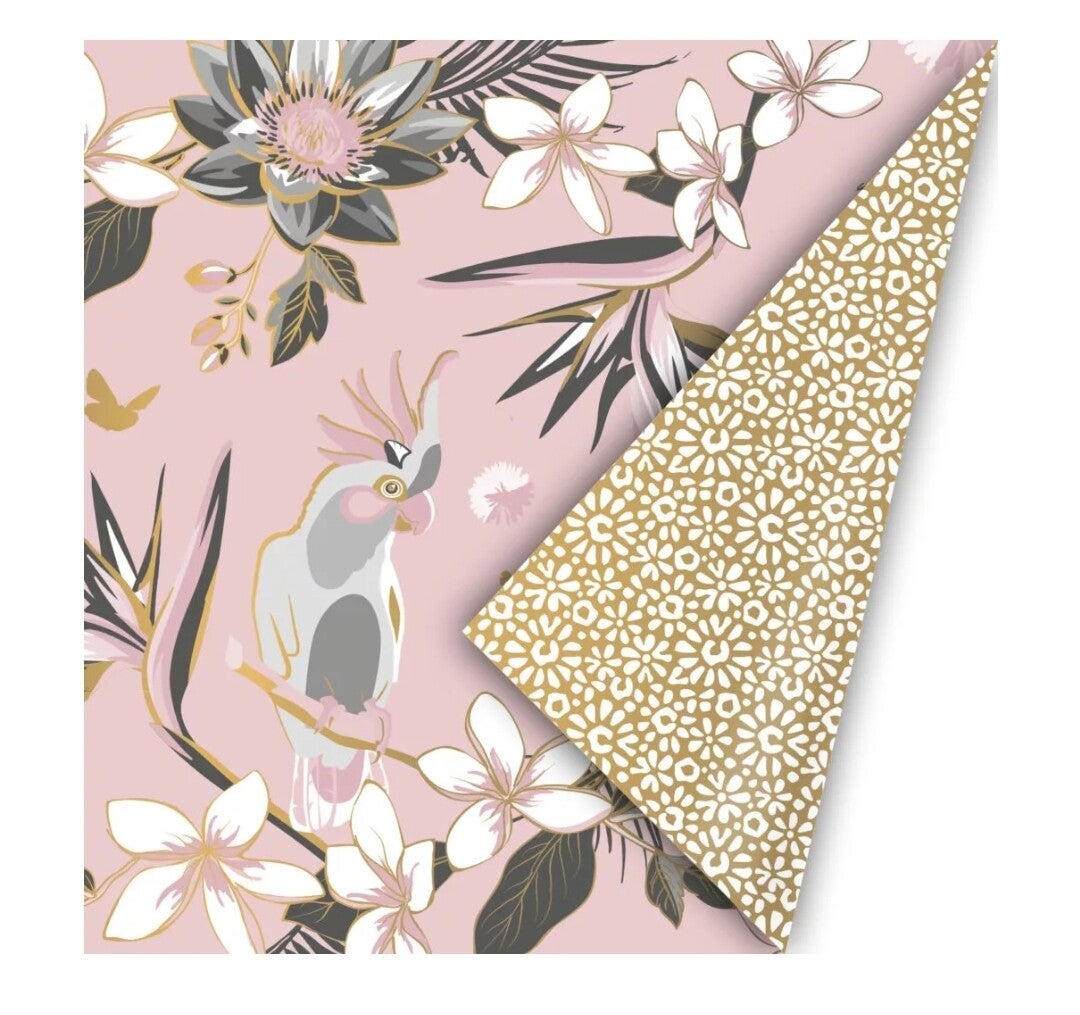 Kadopapier Tropical Pink