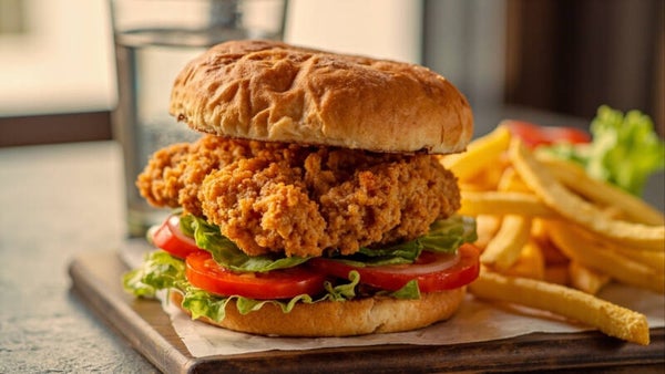 Crispy burger