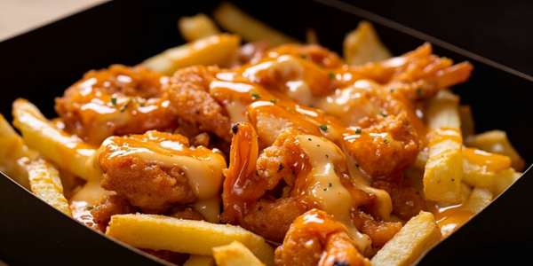 Crispy Shrimp Crunch Disco Fries