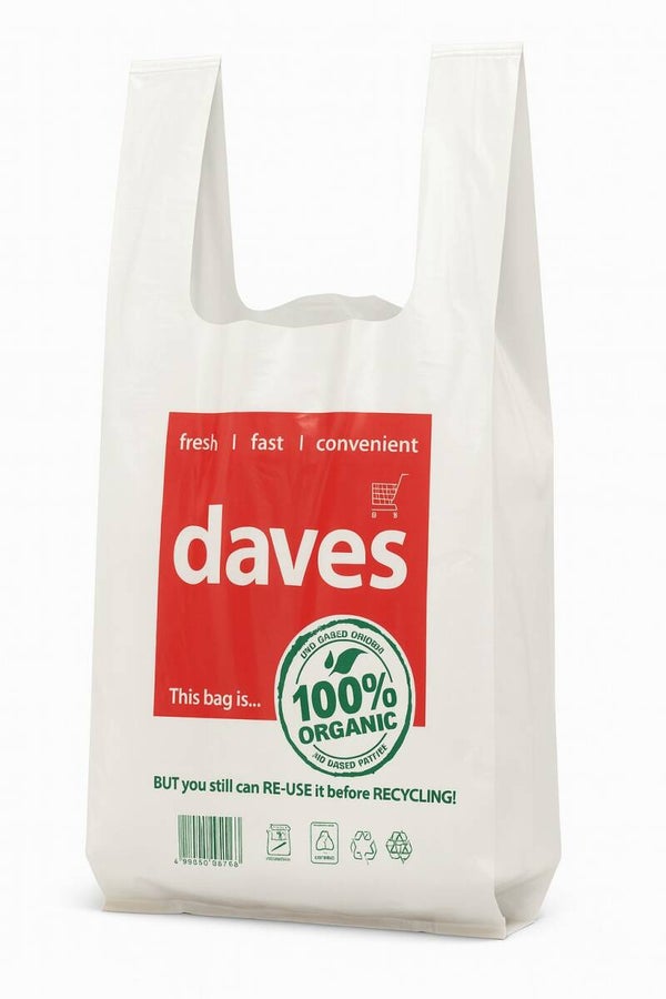 DAVES BIODEGRADABLE  BAG (PACK OF 500 BAGS) - 5350529019904
