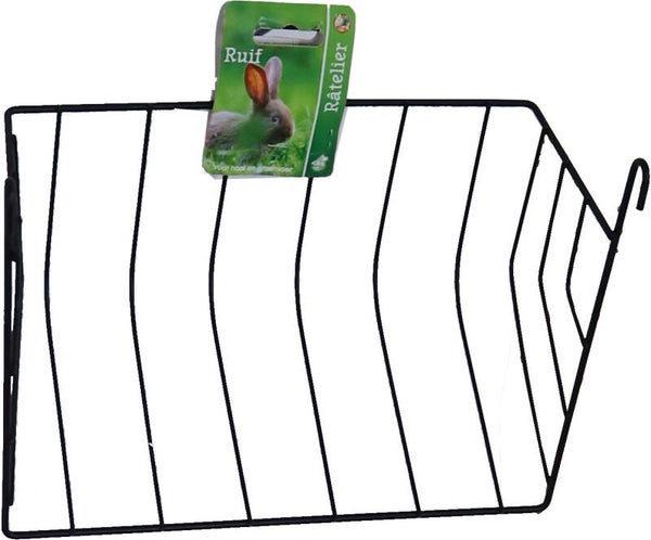 Boon ruif ophangbaar metaal zwart L