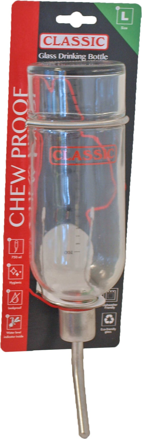 Classic drinkfontein glas, 750 ml