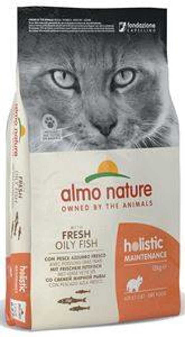 Almo Nature Holistic Kat Witvis en Rijst 12kg