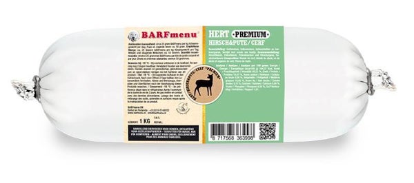 BARFmenu Hond Premium Hert 10x 1kg