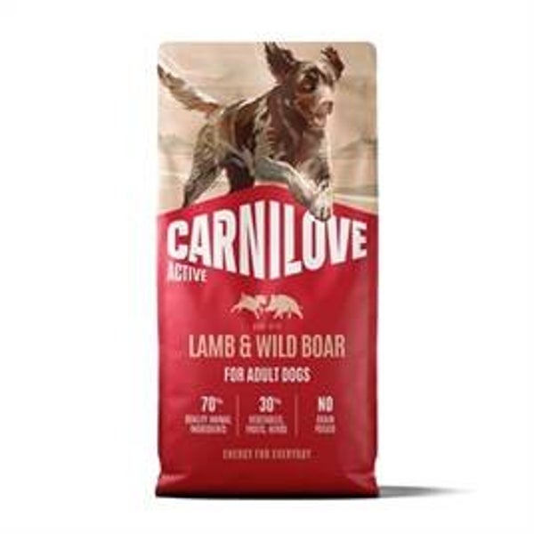 Carnilove Active Adult All Breeds Lamb Wild Boar 12 kg