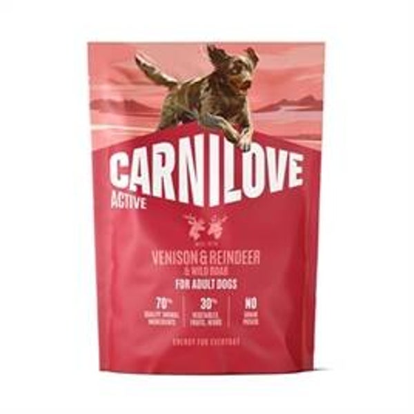 Carnilove Active Adult All Breeds Venison Reindeer Wild Boar 1,5 kg