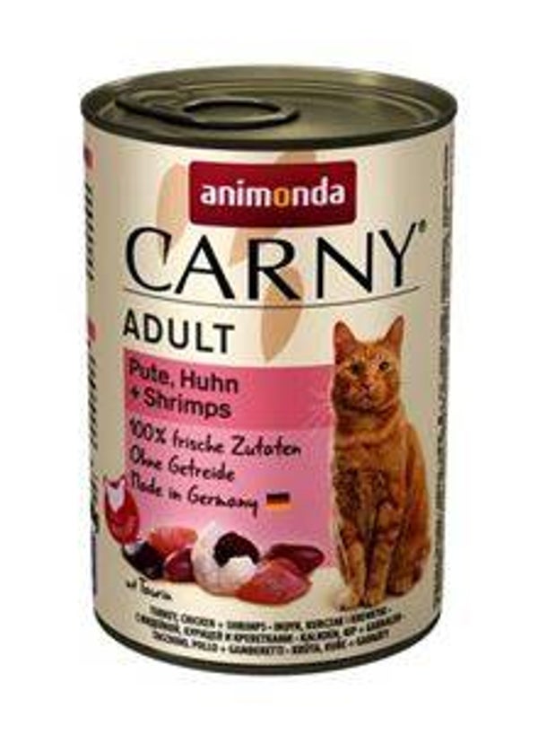 6x Carny Kalkoen, Kip & Garnalen 400gr