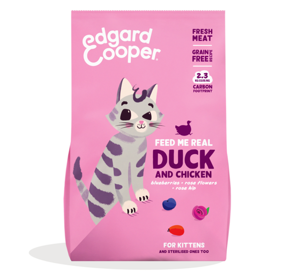 Edgard & Cooper Cat Kitten Duck And Chicken  325gr