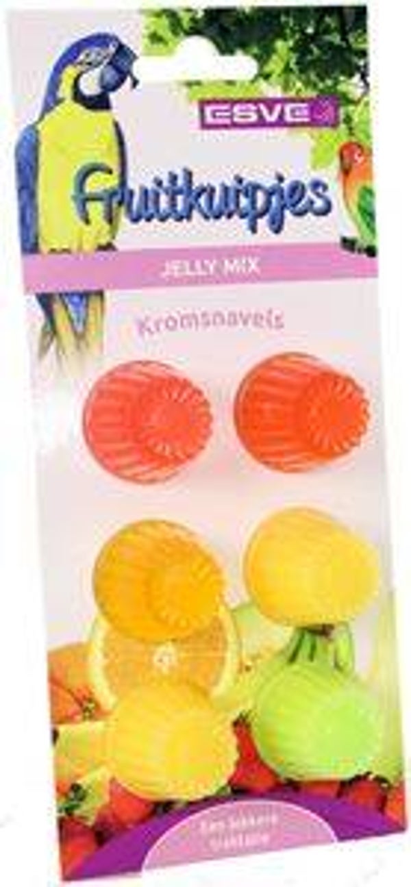 Fruitkuipjes Jelly Mix 6 stuks